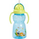 Sippy cup Snubnosiki 7024 with silicone straw and handles 300 ml Blue (8850217870246) Sippy cup Snubnosiki 7024 with silicone straw and handles 300 ml Blue (8850217870246)