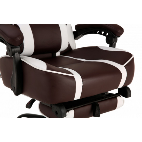 Крісло для геймерів GT Racer X-2748 Dark Brown/White Крісло для геймерів GT Racer X-2748 Dark Brown/White