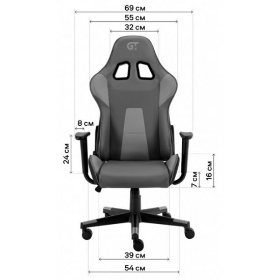 Gamer chair GT RACER X-2317 Black/Carbon Black Gamer chair GT RACER X-2317 Black/Carbon Black
