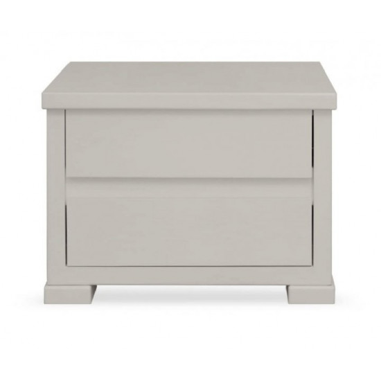 Bedside table for the bedroom made of natural pine wood Tessa latte Stemma Bedside table for the bedroom made of natural pine wood Tessa latte Stemma