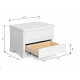 Bedside table for the bedroom made of natural pine wood Tessa latte Stemma Bedside table for the bedroom made of natural pine wood Tessa latte Stemma