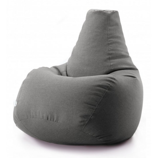Frameless armchair bag pear Coolki Matting XXXL 140x100 light gray Frameless armchair bag pear Coolki Matting XXXL 140x100 light gray