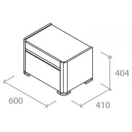 Cabinet Aqua Rodos Avangard White matte ordf (AP000032638) Cabinet Aqua Rodos Avangard White matte ordf (AP000032638)