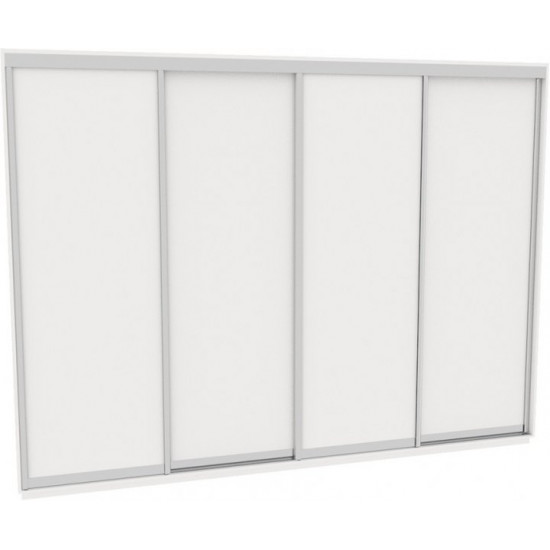 Sliding wardrobe DOM V406 White chipboard 400x60x240 Sliding wardrobe DOM V406 White chipboard 400x60x240