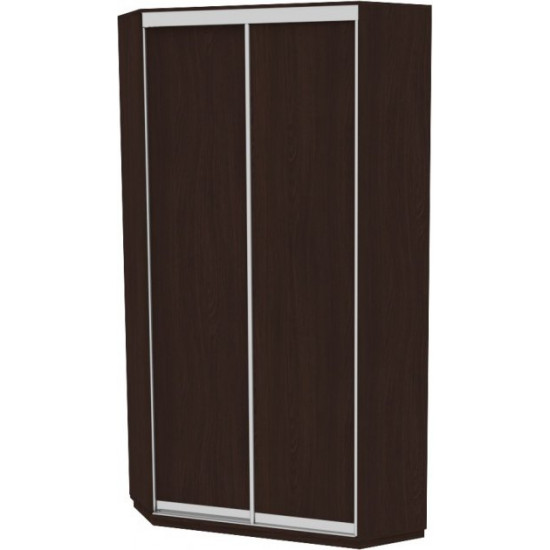 Sliding wardrobe HOUSE Corner VU1100 Wenge chipboard 110x110 Sliding wardrobe HOUSE Corner VU1100 Wenge chipboard 110x110