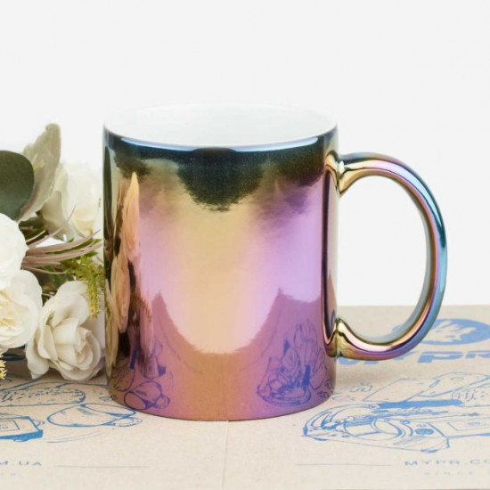 Кружка для сублимации металлик разноцветная 11 Oz (330 мл) (6857) Кружка для сублимации металлик разноцветная 11 Oz (330 мл) (6857)
