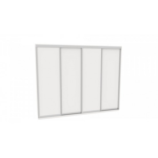 Sliding wardrobe DOM VN386 White chipboard 380x60x220 Sliding wardrobe DOM VN386 White chipboard 380x60x220