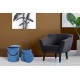 Pouf Maestro Germany blue/black 35cm x 44cm/30.5cm x 38cm art. 000080094 Pouf Maestro Germany blue/black 35cm x 44cm/30.5cm x 38cm art. 000080094