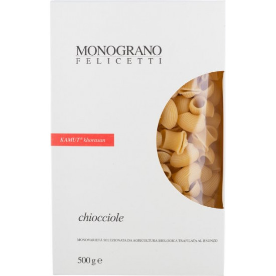 Макарони Felicetti Monograno Кіочоле із пшениці Камут 500 г (8000755001736) Макарони Felicetti Monograno Кіочоле із пшениці Камут 500 г (8000755001736)