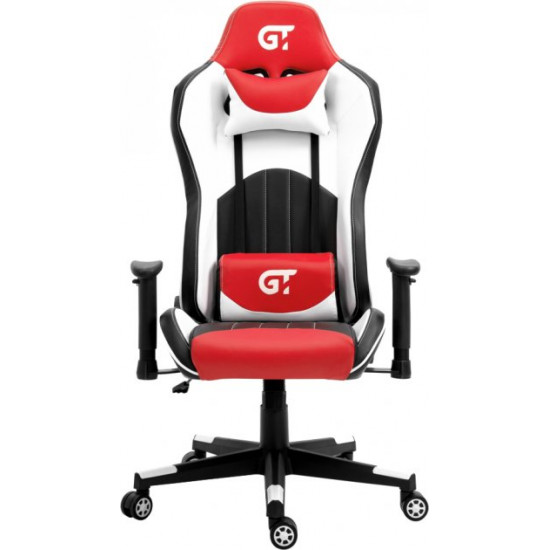 Крісло для геймерів GT RACER X-5813 Black/Red/White Крісло для геймерів GT RACER X-5813 Black/Red/White
