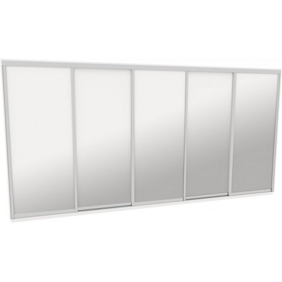 Sliding wardrobe HOUSE N4486 White Mirror 480x60x240 Sliding wardrobe HOUSE N4486 White Mirror 480x60x240