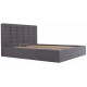Кровать Erika Standart 140 х 200 см Мисти Dark Grey Темно-серая Кровать Erika Standart 140 х 200 см Мисти Dark Grey Темно-серая