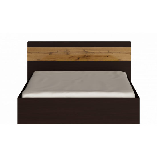 Bed Sonata 1400 Omni Home Combi Wenge dark Appalachian 154x212x81 cm Bed Sonata 1400 Omni Home Combi Wenge dark Appalachian 154x212x81 cm