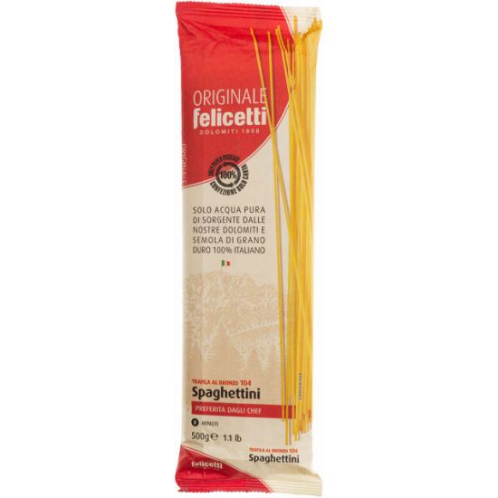 Макарони Felicetti Спагеттіні 500 г (8000755020454) Макарони Felicetti Спагеттіні 500 г (8000755020454)