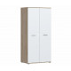 Wardrobe KidsBunkBed Ш-02 Sonoma oak white 900x1910x55 mm