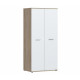 Wardrobe KidsBunkBed Ш-02 Sonoma oak white 900x1910x55 mm