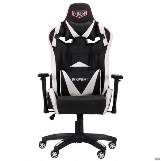 Крісло AMF VR Racer Expert Guru чорний/білий 545089