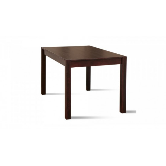 Non-folding dining table 120x80 cm made of natural wood Amberg Gramma Dark walnut Non-folding dining table 120x80 cm made of natural wood Amberg Gramma Dark walnut
