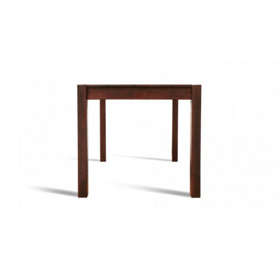 Non-folding dining table 120x80 cm made of natural wood Amberg Gramma Dark walnut Non-folding dining table 120x80 cm made of natural wood Amberg Gramma Dark walnut