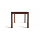 Non-folding dining table 120x80 cm made of natural wood Amberg Gramma Dark walnut Non-folding dining table 120x80 cm made of natural wood Amberg Gramma Dark walnut