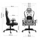 Геймерское кресло GT Racer X-5813 Black/Red/White Геймерское кресло GT Racer X-5813 Black/Red/White
