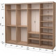 Four-door wardrobe Roko 238.4x242x60 cm chipboard Sonoma Oak (20200024667) Four-door wardrobe Roko 238.4x242x60 cm chipboard Sonoma Oak (20200024667)