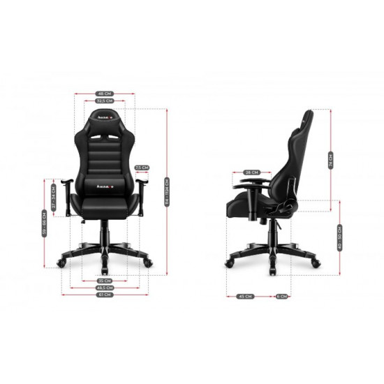 Computer gaming chair for teenagers HUZARO RANGER 6.0 Black Computer gaming chair for teenagers HUZARO RANGER 6.0 Black