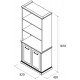 Bookcase Aqua Rodos Bianca (AP000031941) Bookcase Aqua Rodos Bianca (AP000031941)
