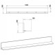 Shelf P-25 Companit Oak Sonoma Shelf P-25 Companit Oak Sonoma
