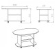 Coffee table Companit Twist apple tree Coffee table Companit Twist apple tree