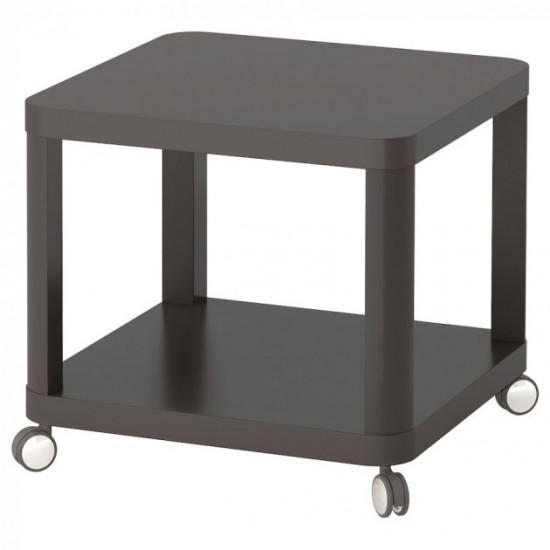 Журнальний столик на колесах IKEA TINGBY 50х50 см сірий (003.494.44) Журнальний столик на колесах IKEA TINGBY 50х50 см сірий (003.494.44)