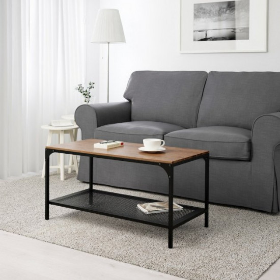 Журнальний столик IKEA FJALLBO 90 х 46 см чорний (703.354.86) Журнальний столик IKEA FJALLBO 90 х 46 см чорний (703.354.86)