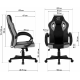  Геймерское кресло GT RACER X-2752 BLACK/GREEN