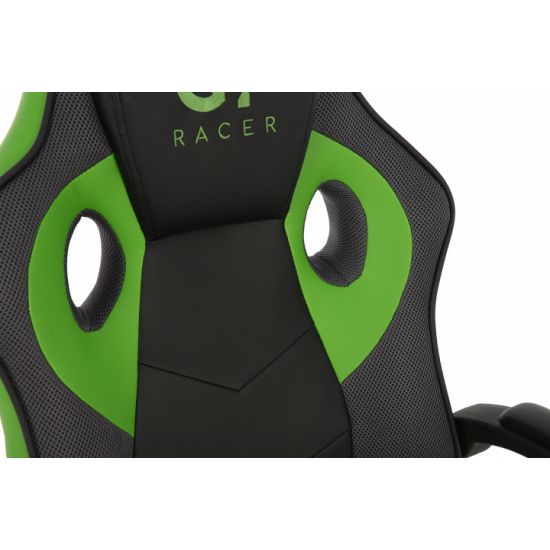 Геймерское кресло GT RACER X-2752 BLACK/GREEN