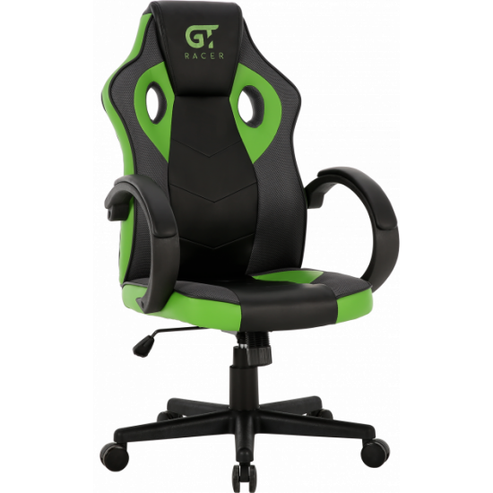  Геймерское кресло GT RACER X-2752 BLACK/GREEN
