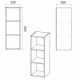 Wall shelf P-32 Kompanit Nut Wall shelf P-32 Kompanit Nut