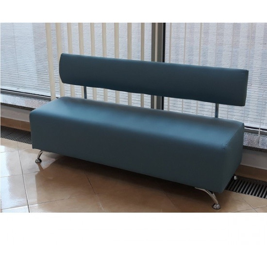 Office sofa Classic for waiting 120x52x80 blue