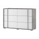 Bedroom set made of chipboard 6D Alexa 6994x2062x2205 mm industrial/white World of Furniture Bedroom set made of chipboard 6D Alexa 6994x2062x2205 mm industrial/white World of Furniture