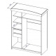 Sliding wardrobe Furniture UA™ Assol™ for girls Provence Belle White Oak/White (48510) Sliding wardrobe Furniture UA™ Assol™ for girls Provence Belle White Oak/White (48510)