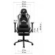 Крісло для геймерів GT Racer X-2534-F Fabric Black