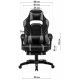 Крісло для геймерів GT Racer X-2749-1 Fabric Black