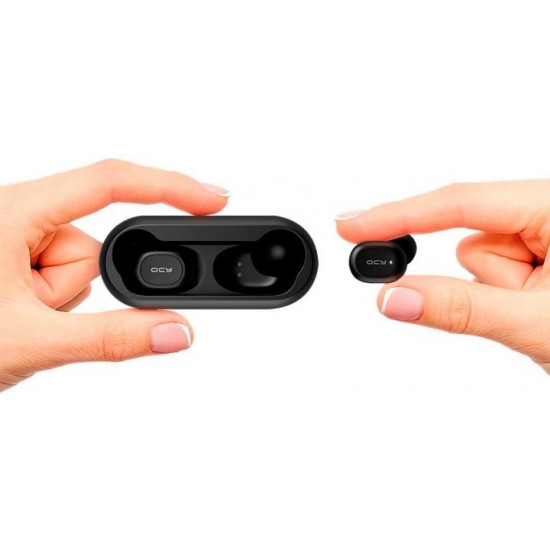 Бездротові навушники QCY T1C TWS Black Бездротові навушники QCY T1C TWS Black