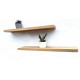 Wall shelf in the living room Inteo 1000x200x50 mm Tahoe oak. Body thickness 50 mm Wall shelf in the living room Inteo 1000x200x50 mm Tahoe oak. Body thickness 50 mm