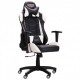 Gaming chair AMF VR Racer Blade black/white (Tilt mechanism/plastic/PU leatherette) (515280)