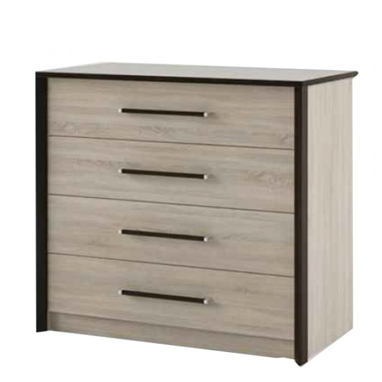 Bedroom set Scarlet 1 Sokme Sonoma Oak + Wenge magic (double bed 160x200/4D wardrobe) Bedroom set Scarlet 1 Sokme Sonoma Oak + Wenge magic (double bed 160x200/4D wardrobe)