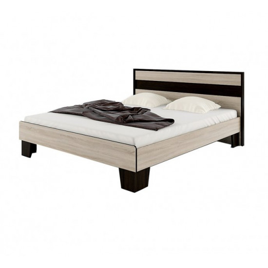 Bedroom set Scarlet 1 Sokme Sonoma Oak + Wenge magic (double bed 160x200/4D wardrobe) Bedroom set Scarlet 1 Sokme Sonoma Oak + Wenge magic (double bed 160x200/4D wardrobe)