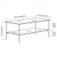 Журнальний столик IKEA ASPEROD 115 х 58 см чорний (004.618.88) Журнальний столик IKEA ASPEROD 115 х 58 см чорний (004.618.88)