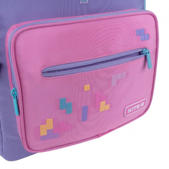 Рюкзак школьный Kite для девочки 38x27x13 см 14 л тетрис (K22-770M-2) Рюкзак школьный Kite для девочки 38x27x13 см 14 л тетрис (K22-770M-2)