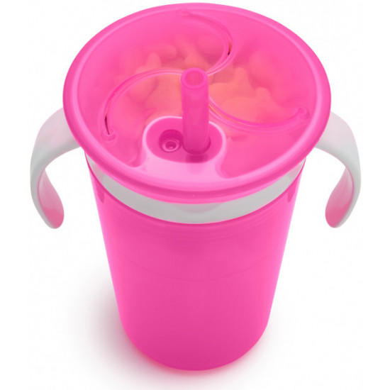 Чашка Munchkin Snack and Sip Рожева (012460WWW) 266 мл Чашка Munchkin Snack and Sip Рожева (012460WWW) 266 мл