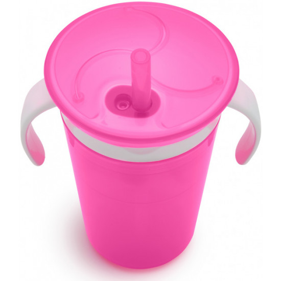 Чашка Munchkin Snack and Sip Рожева (012460WWW) 266 мл Чашка Munchkin Snack and Sip Рожева (012460WWW) 266 мл